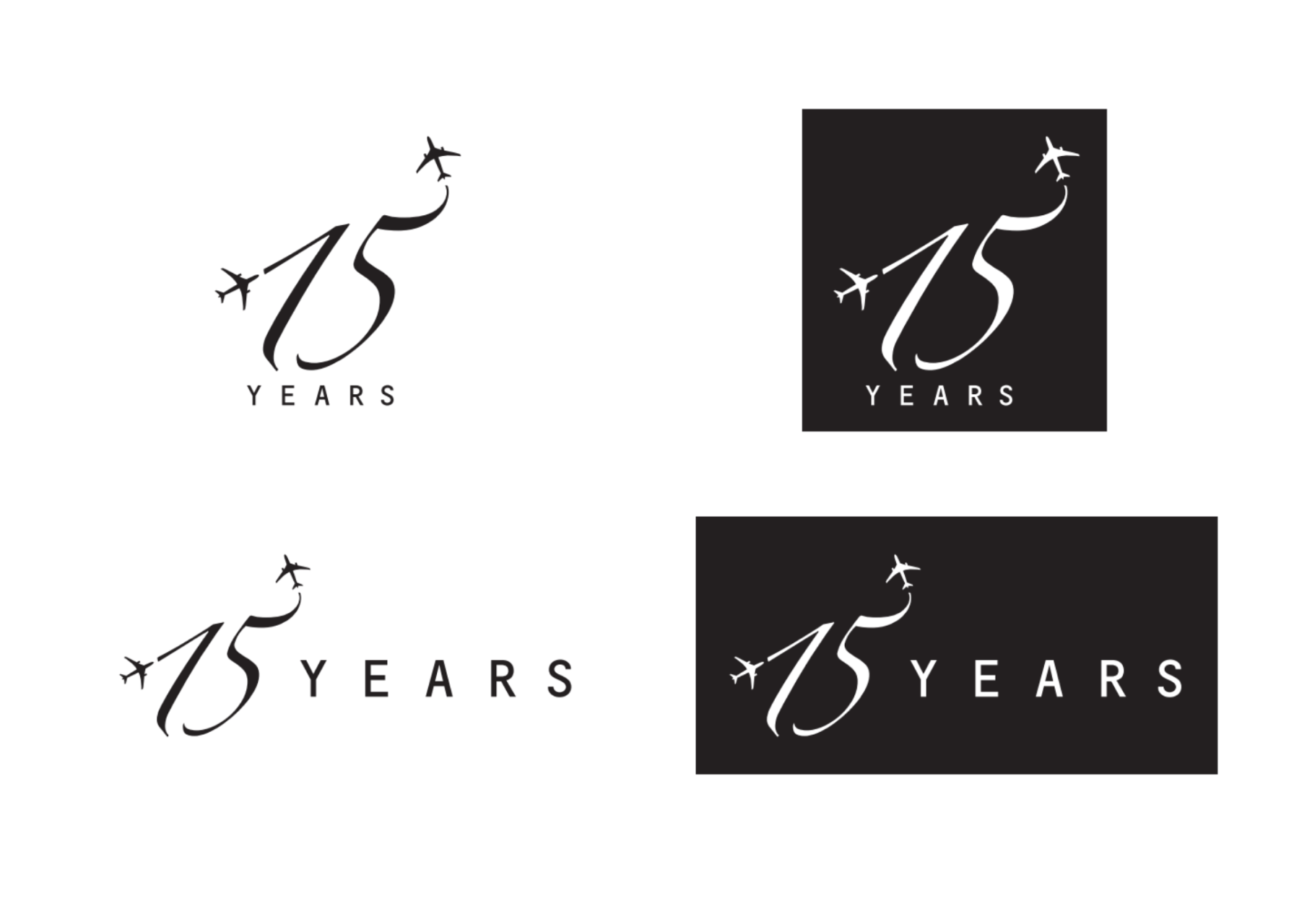 スターフライヤー就航15周年ロゴデザインイメージ